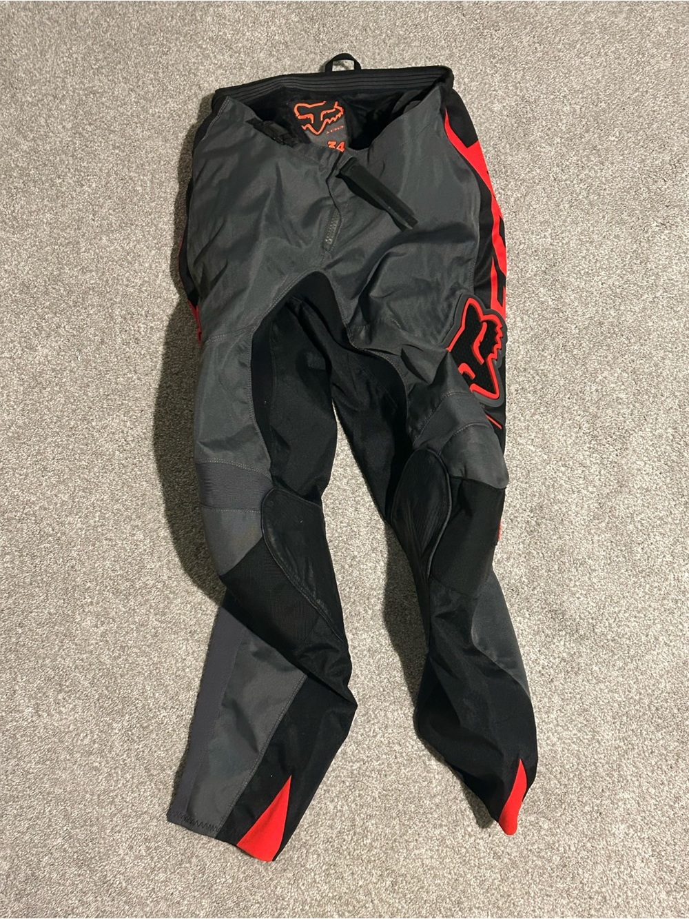 Fox Black and Red Motocross Pants Men’s 34 - Picture 4 of 4